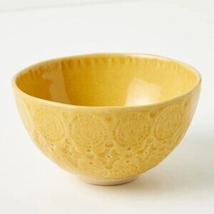 Anthropologie Old Havana Cereal Bowls in Yellow Ochre $15 each
